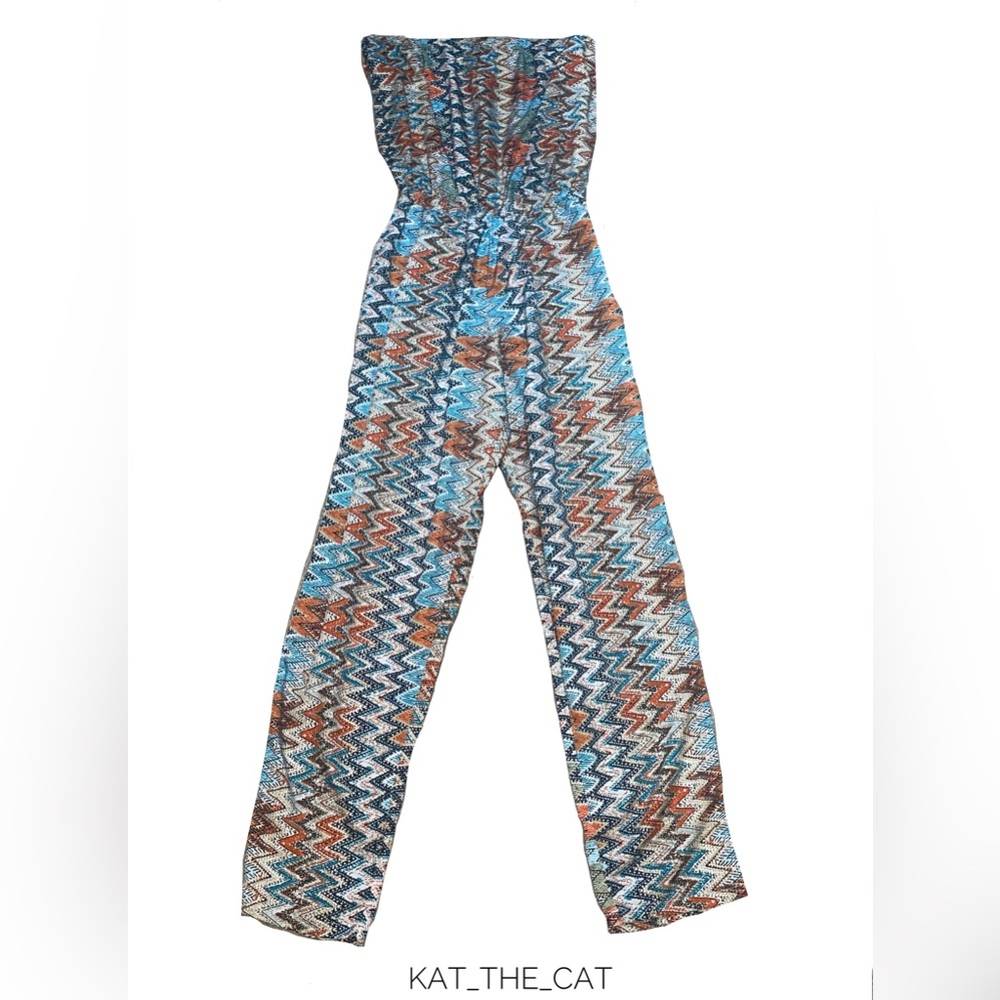 QED London Women's Strapless Boho Jumpsuit  - Medium